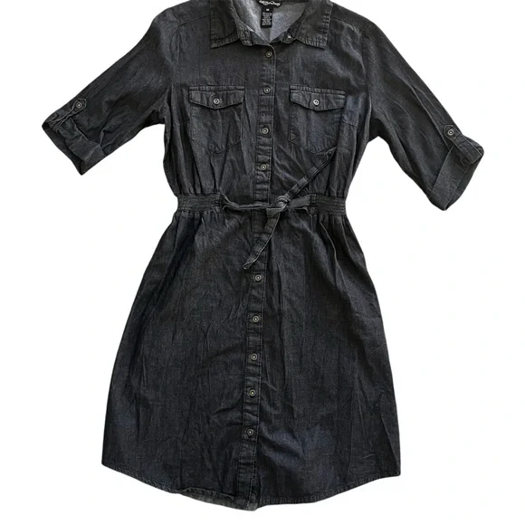 juniors denim shirt dress Buy Juniors Solid Denim Shirt Dress with Short Sleeves and Cutout Detail from Juniors at just INR 1299.0 at Babyshop